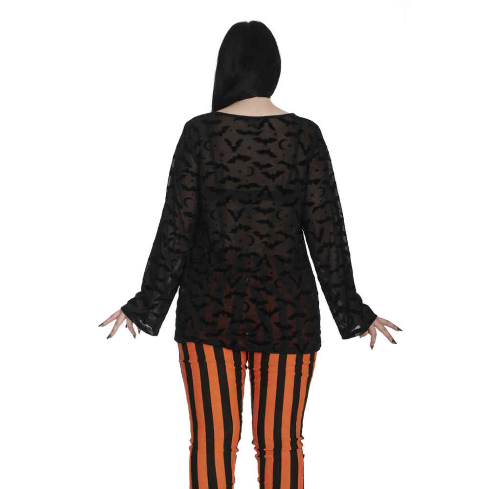Banned - Temptress Bat Longsleeve top - Zwart